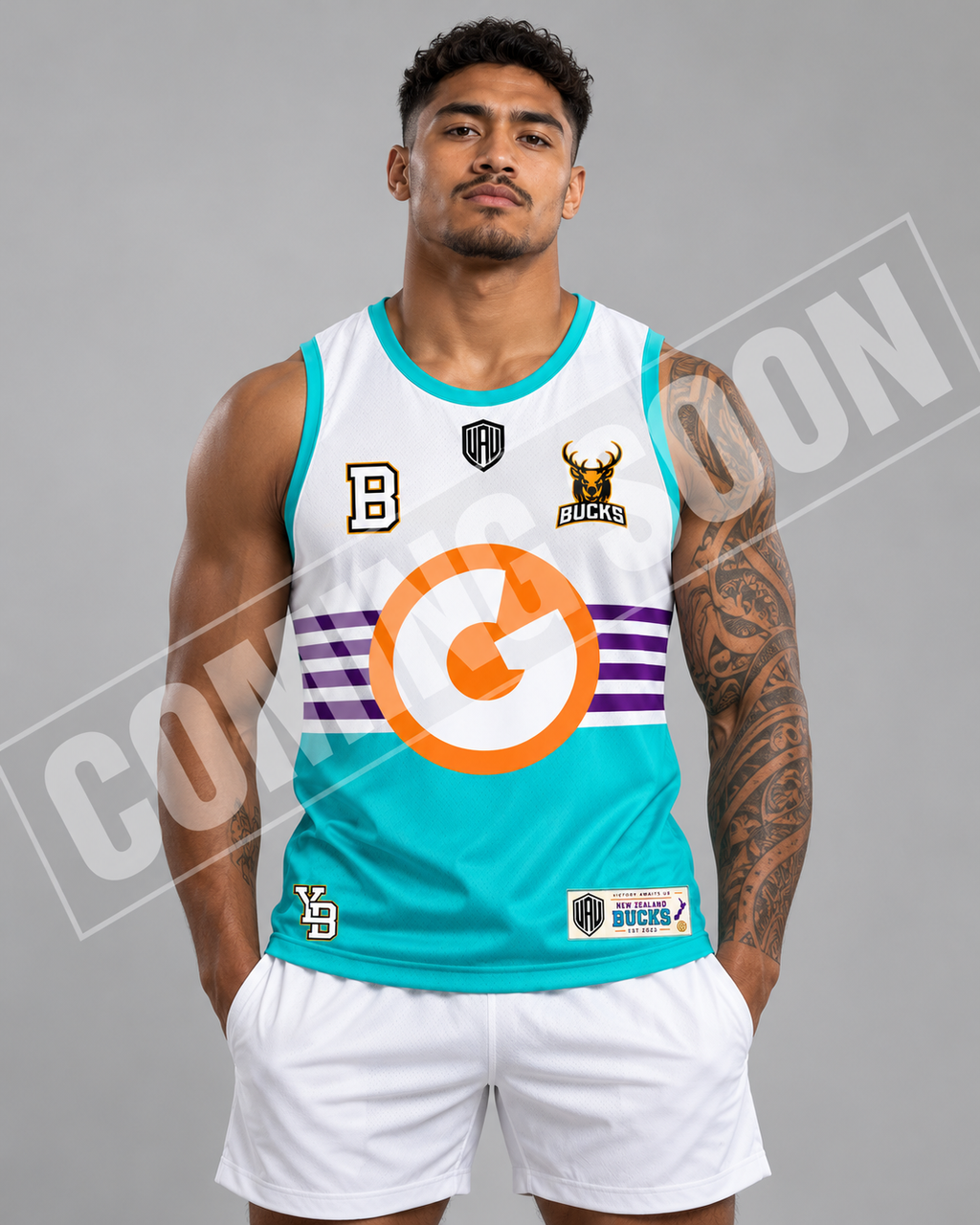 2026 NEW ZEALAND BUCKS  BOYS TRAINING SINGLET - COMING SOON