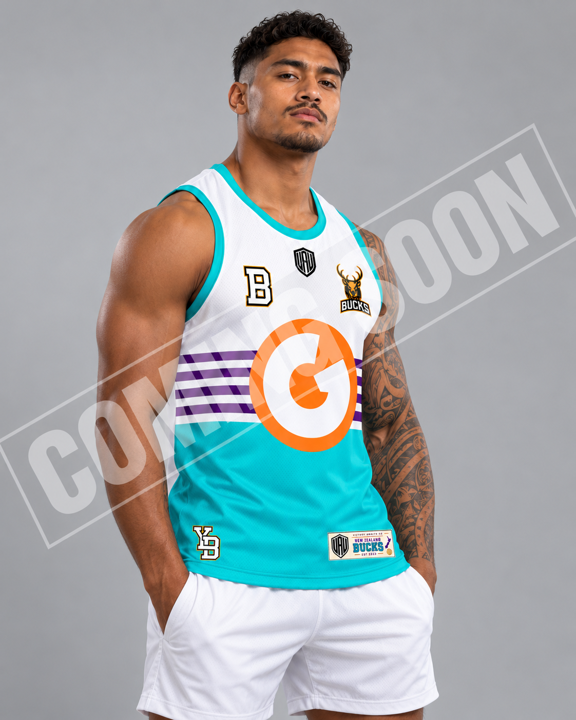 2026 NEW ZEALAND BUCKS  BOYS TRAINING SINGLET - COMING SOON